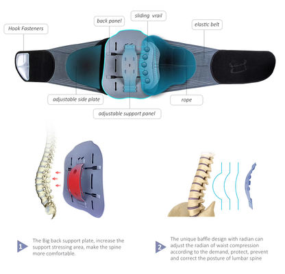 חגורת גב תחתון V2